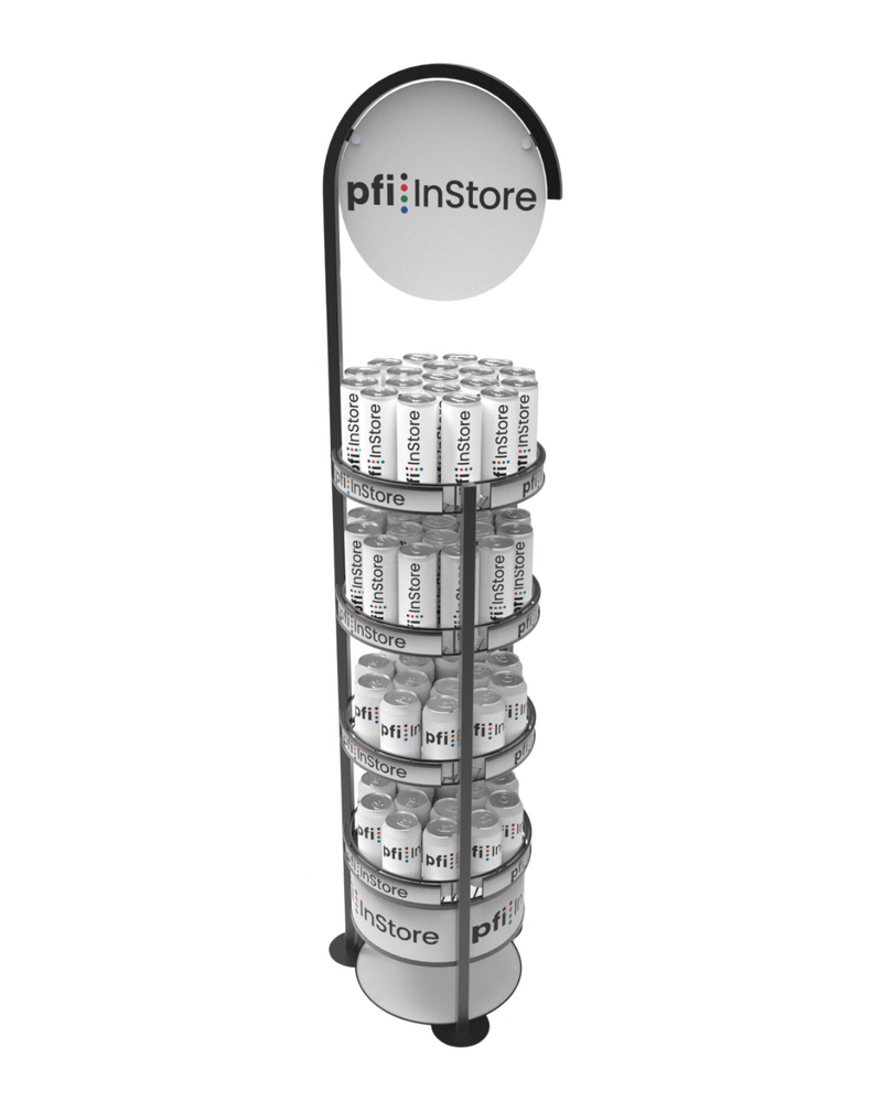 Cyclone I Circular Wire Display Rack