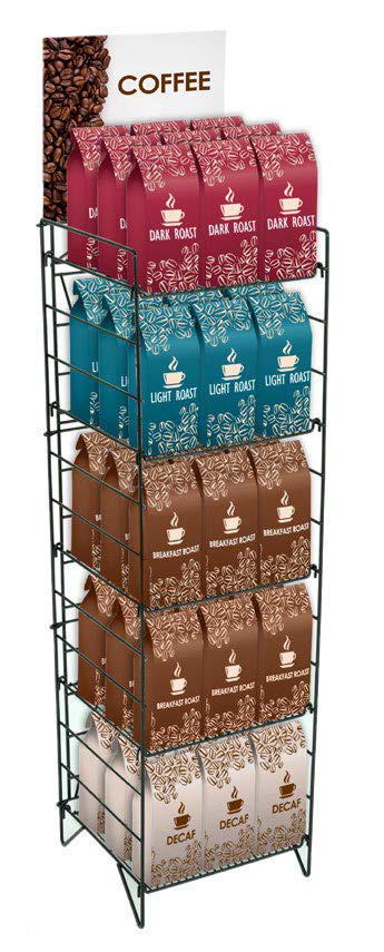 Mini Black Foldout  - 5-Shelf