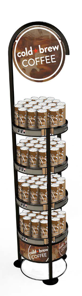 Cyclone I Circular Wire Display Rack